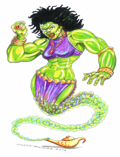 She-Hulk genie!