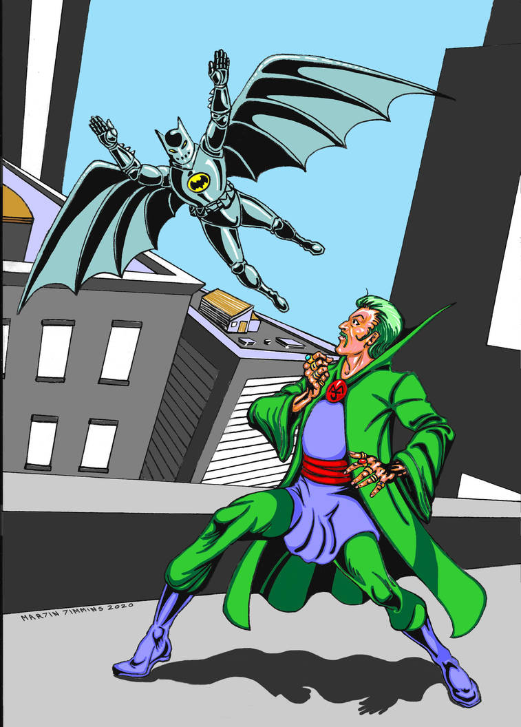 Iron Batman Vs the Mandarin Joker! by martintimmins on DeviantArt