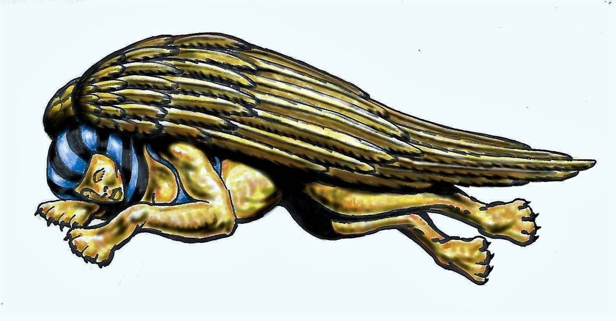 Alien Sphinx Deviantart Sleeping Sphinx by martintimmins on DeviantArt