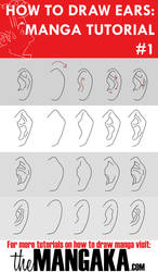 How To Draw Ears: Manga Tutorial