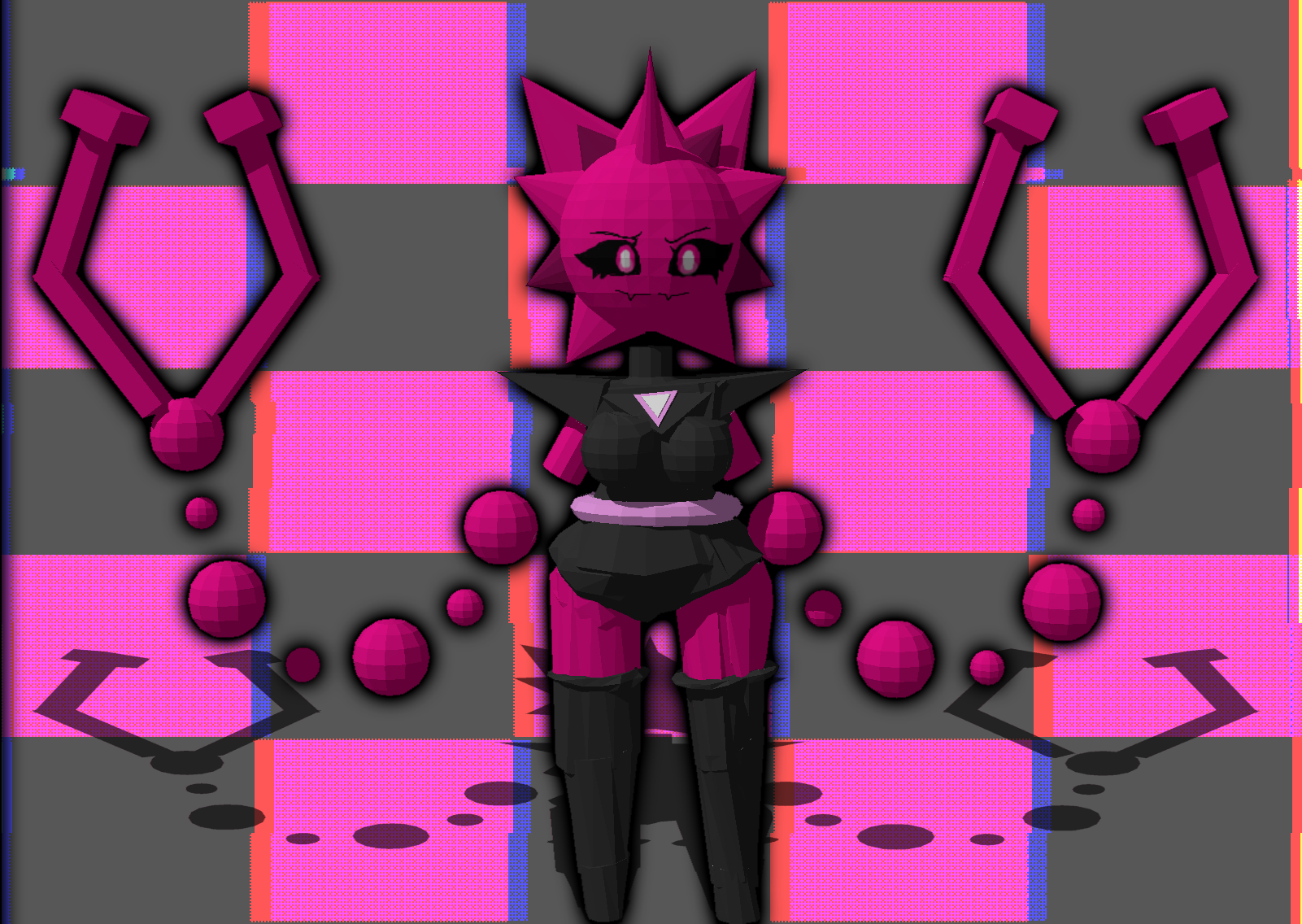 Pink Corruption Deviantart Pink corruption shape 3d by Vabessa2006 on DeviantArt