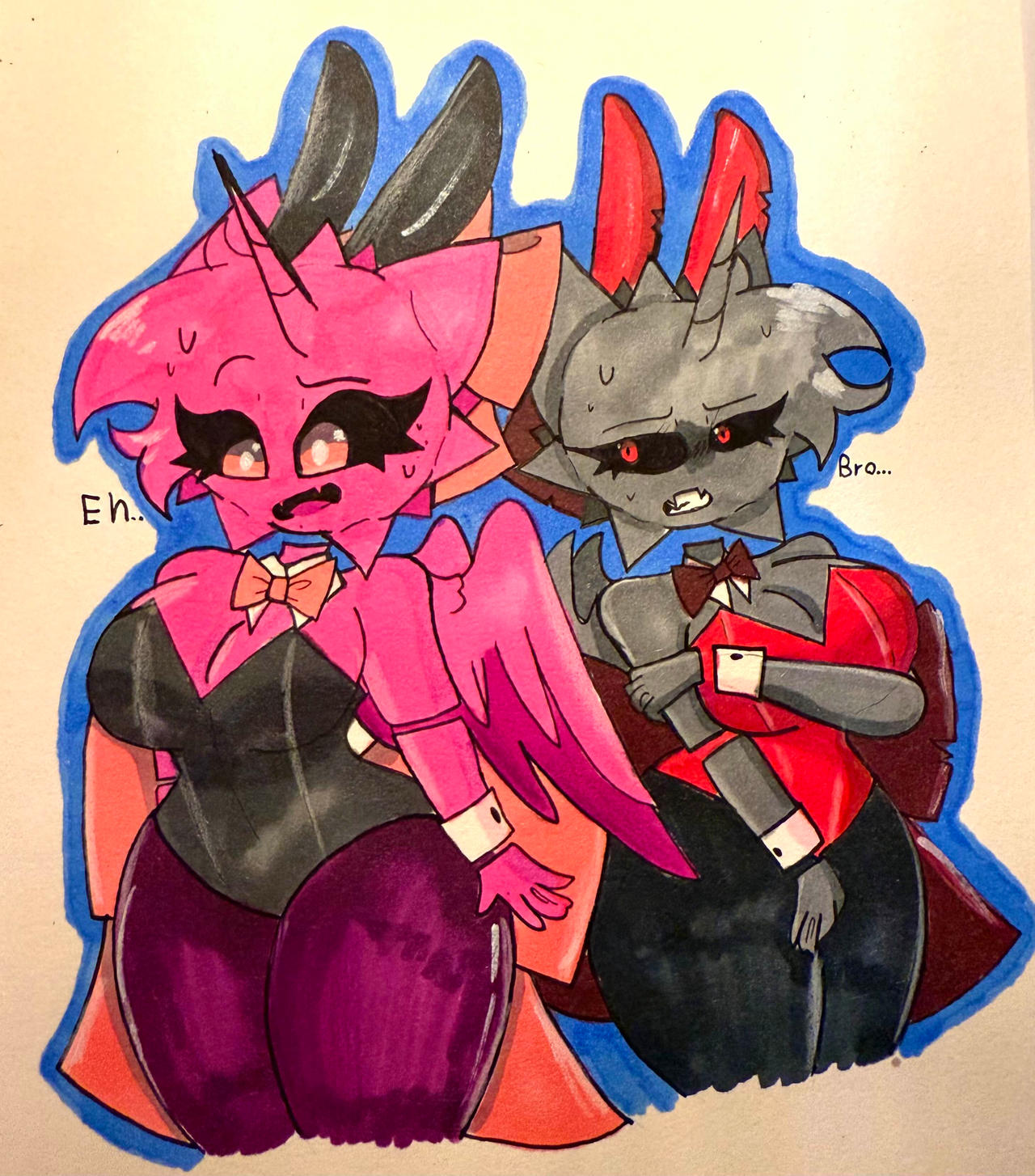 Vaby Two Vaby and midnight bunny by Vabessa2006 on DeviantArt