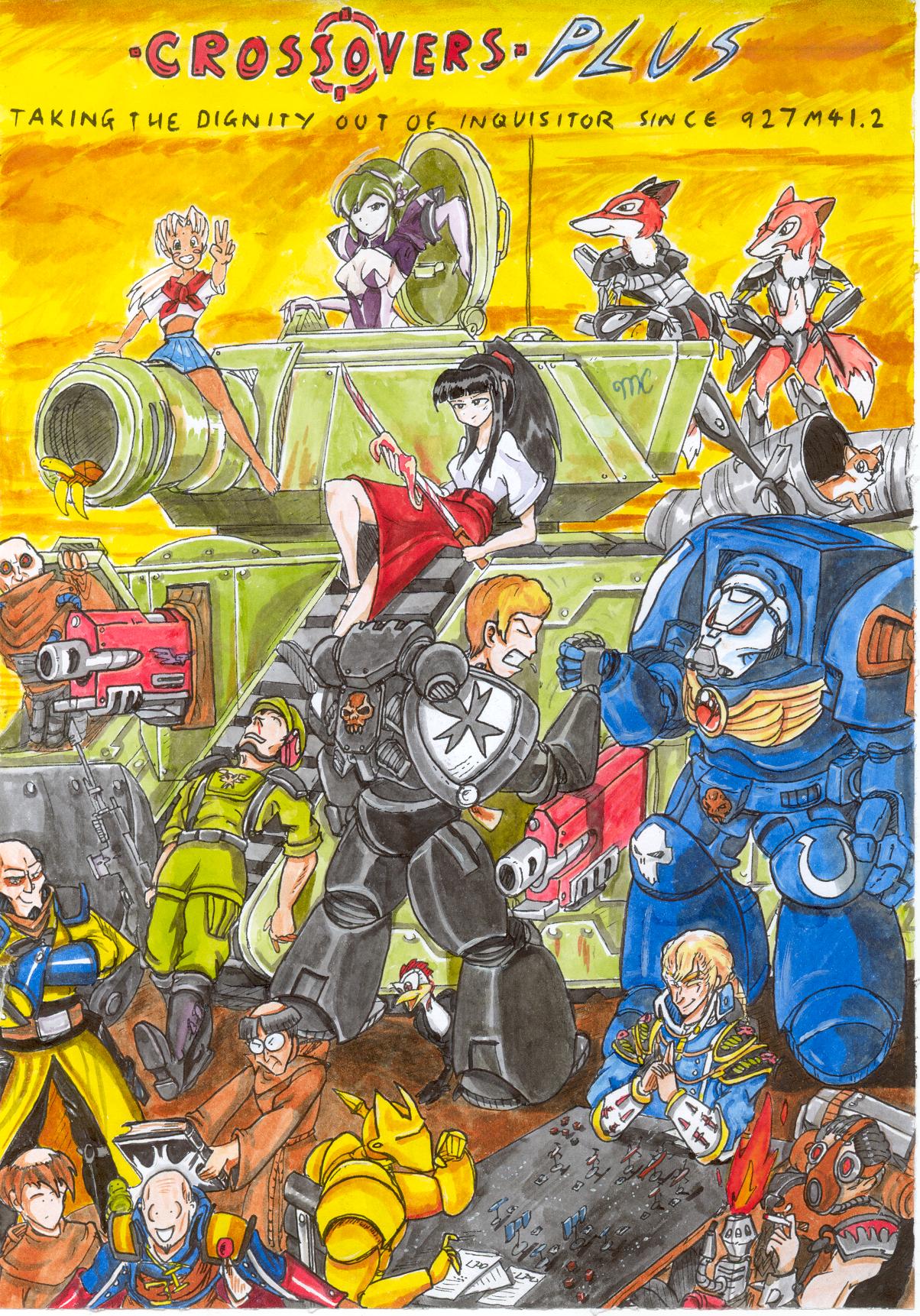 'crossovers plus' front cover by kitfox-crimson on DeviantArt