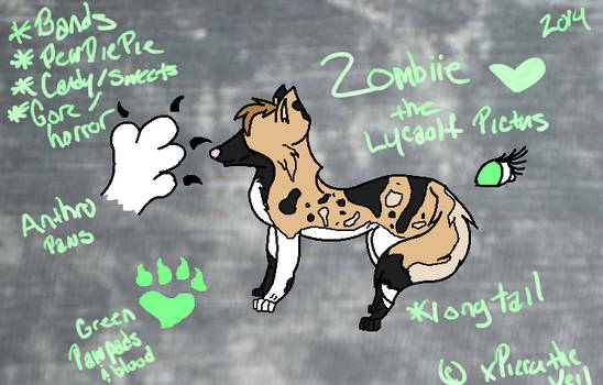 Zombiie the Lycaolf Pictus ADOPT OPEN