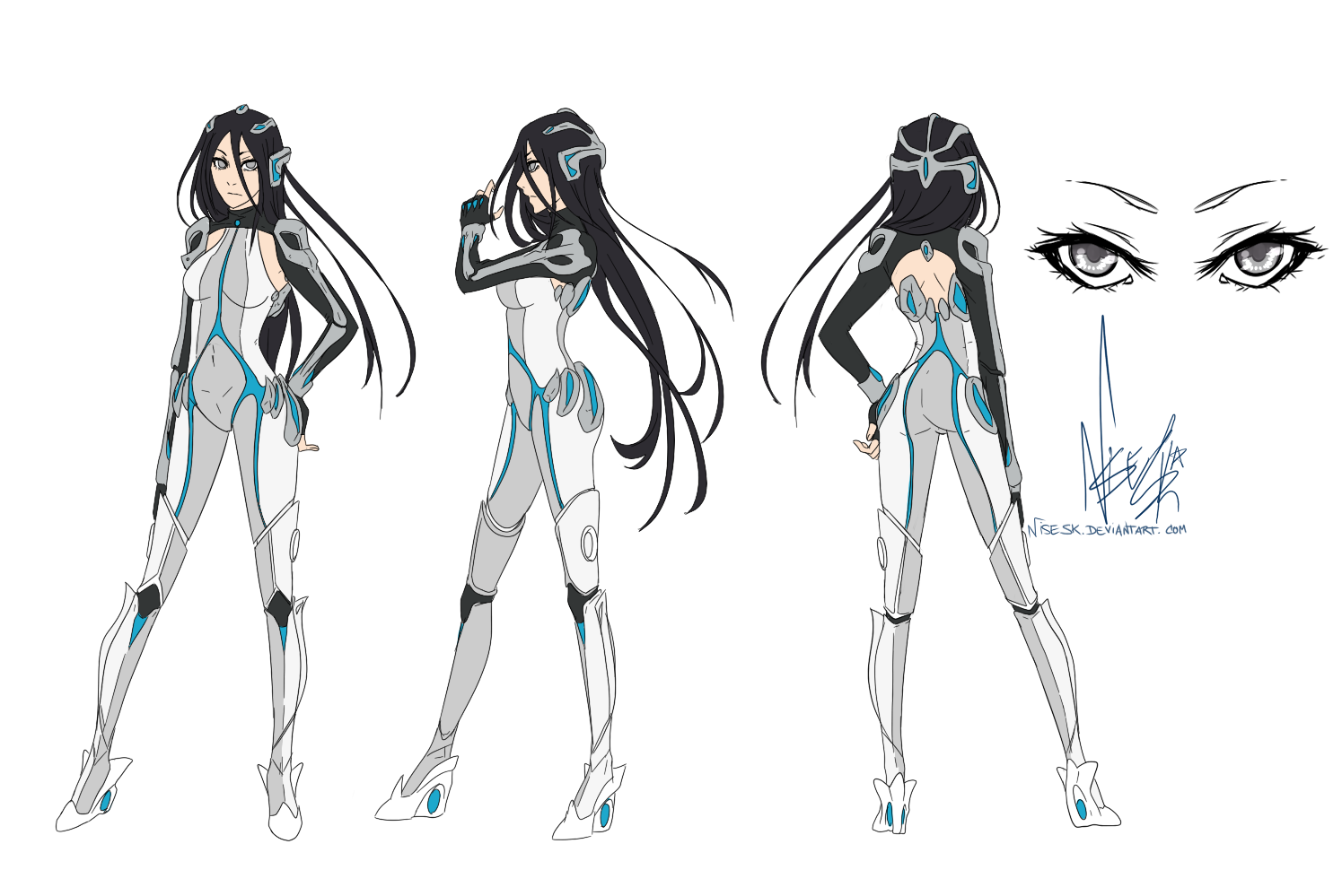 Mysterious Character - Galatea Reference Sheet