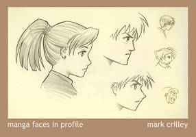 Manga Faces in Profile