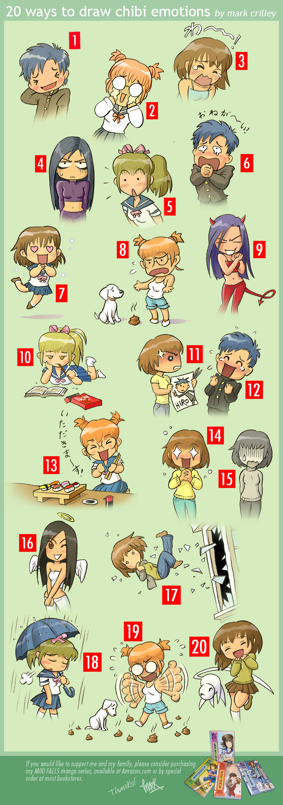 20 Ways to Draw Chibi Emotions