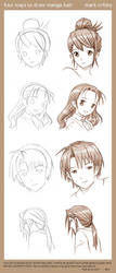 4 Ways to Draw Manga Hair