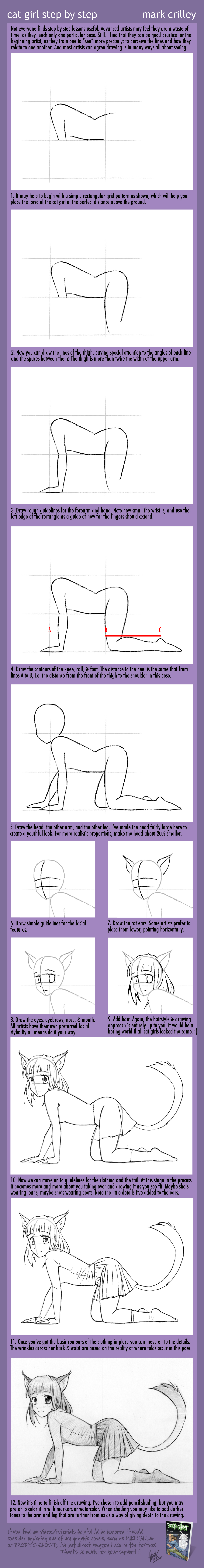 Cat Girl Step by Step Tutorial