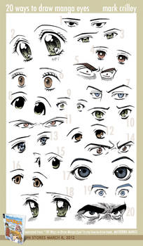 20 Ways to Draw Manga Eyes