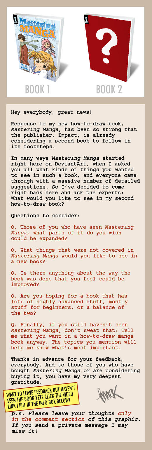 What to Put in a How-To-Draw-Manga Book? by markcrilley
