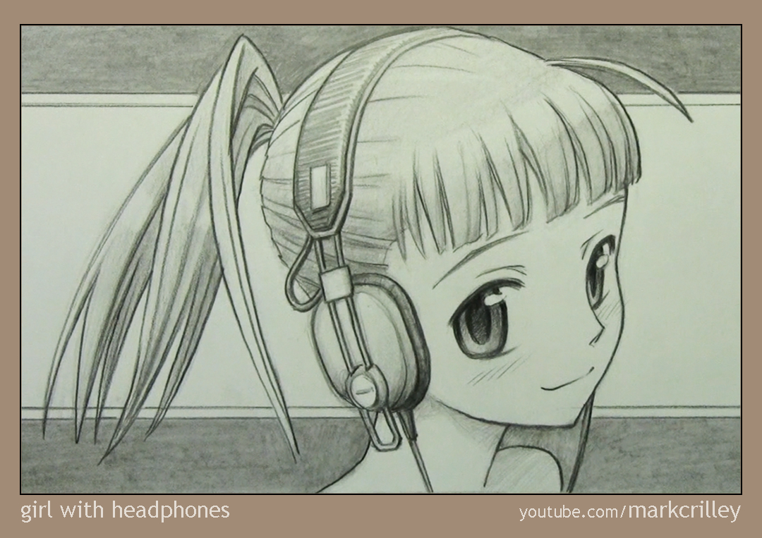 Girl with Headphones