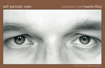 Pencil Self Portrait: Eyes by markcrilley