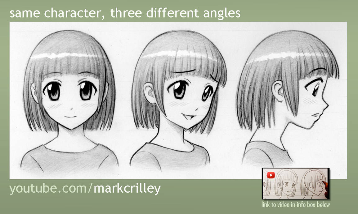Same Character 3 Different Angles by markcrilley on DeviantArt