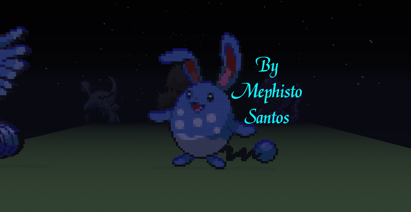 Azumarill (Night)PixelArt by Mephisto123456789 on DeviantArt