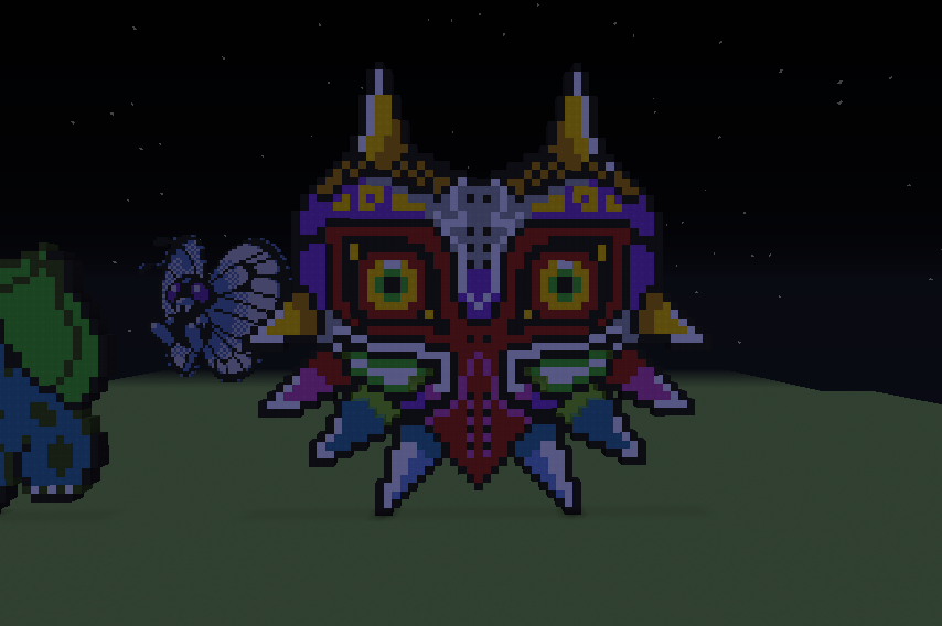 Majora's Mask (Night)PixelArt by Mephisto123456789 on DeviantArt