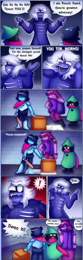 Some silly Deltarune comic