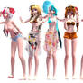 (MMD x FNAF) TDA FNAF Summer Girls Download!