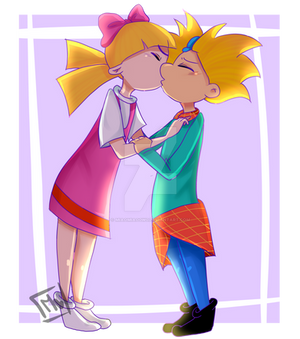 Hey Arnold -Helga and Arnold-