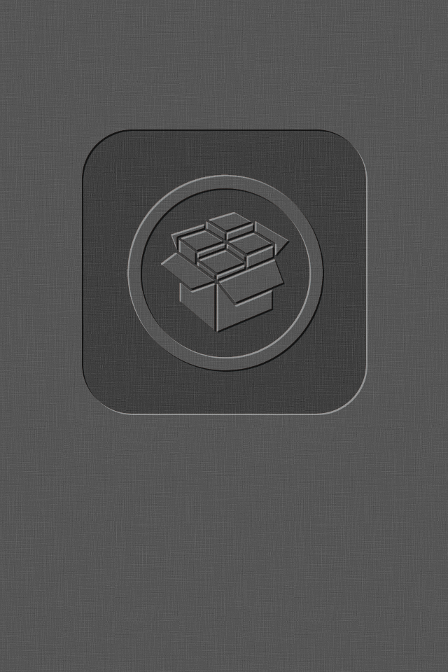 iOS5 cYDIA Wallpaper - Dark Grey