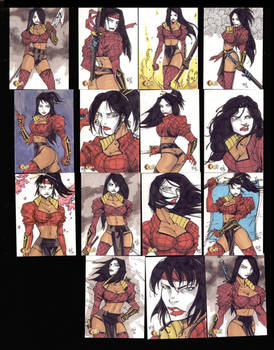 5finity Shi sketch cards - 2