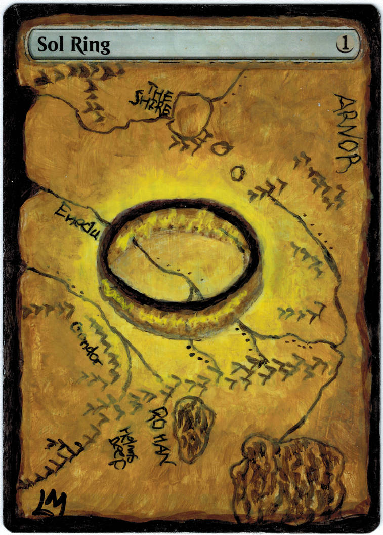 LotR Sol Ring by FrozenEsprit on DeviantArt