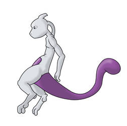 Floating Mewtwo