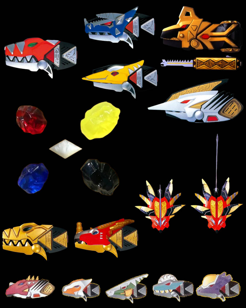 Inner Gem Power Rangers Dino Rangers (Morphers) and Dino Gems by ChemistryChandra on DeviantArt