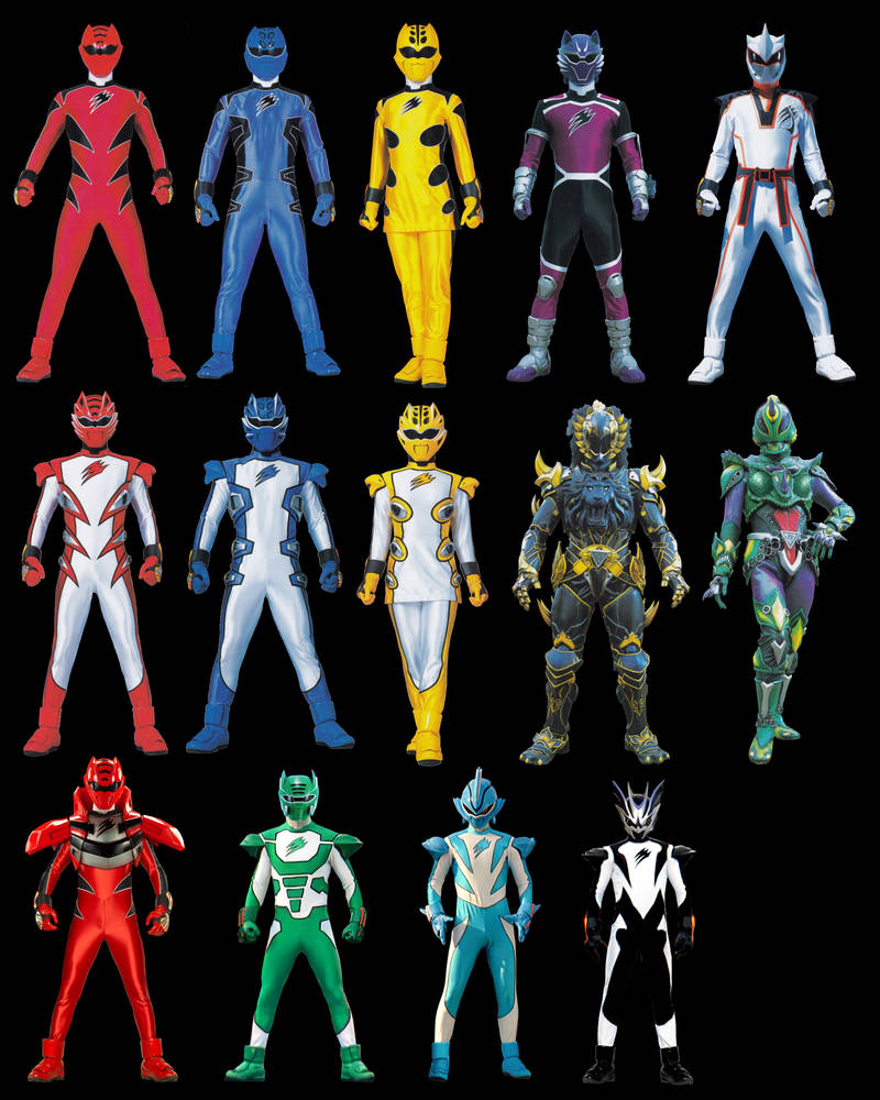 Jungle Ranger Cartoon Jungle Fury Rangers (Power Rangers Jungle Fury) by ChemistryChandra on ...