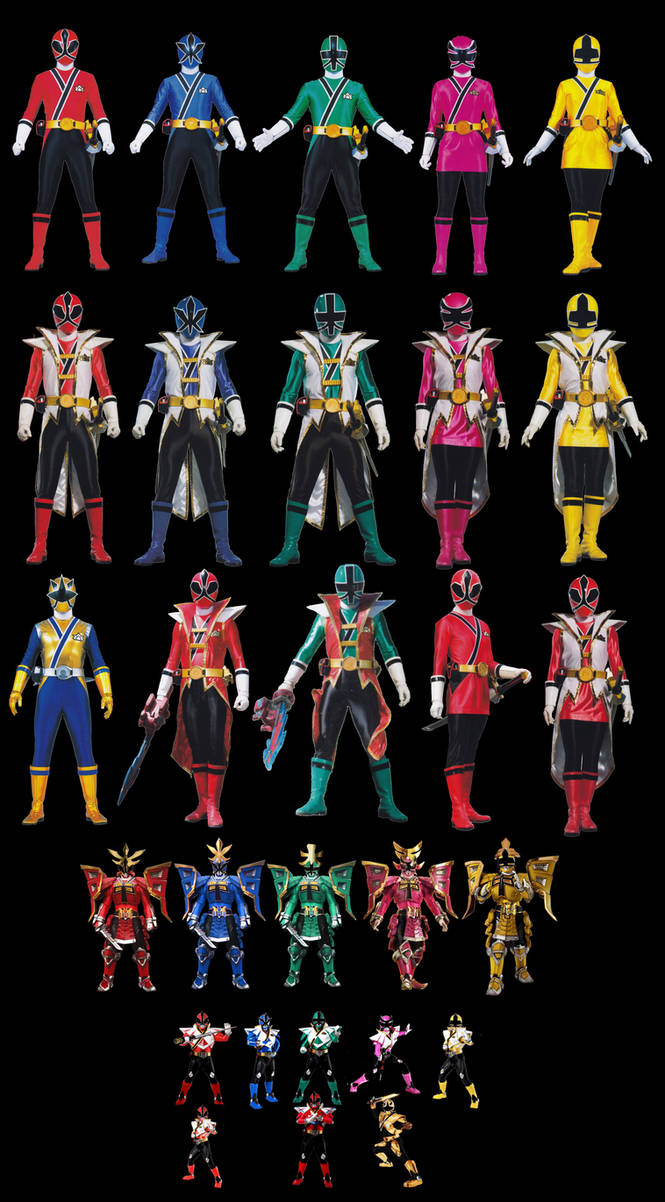 Samurai Rangers by ChemistryChandra on DeviantArt
