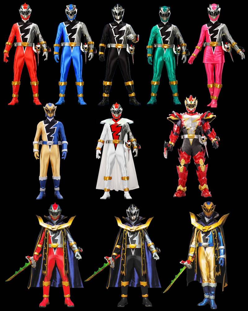 Uno Power Rangers Dino Fury Rangers (Power Rangers Dino Fury) by ChemistryChandra on ...
