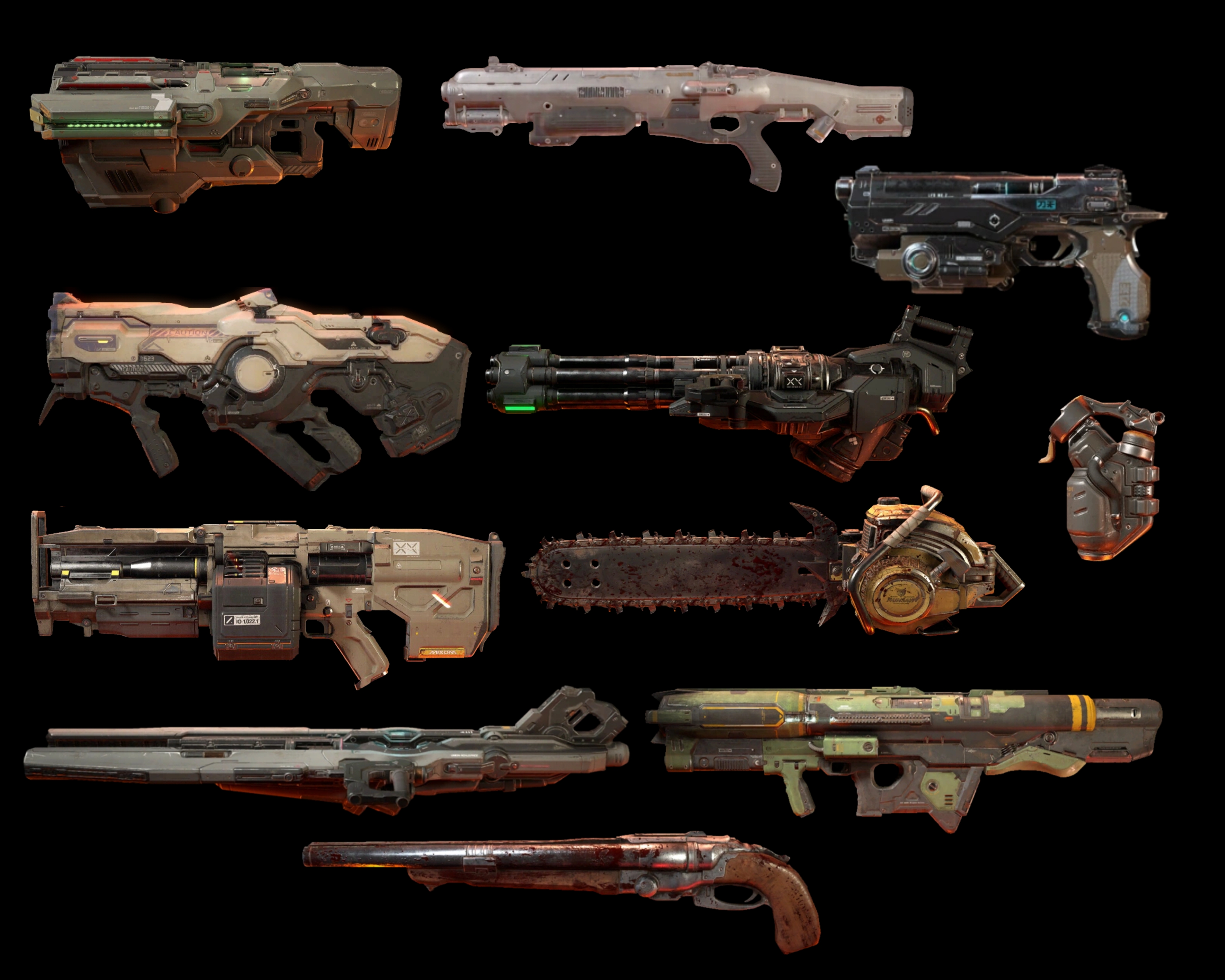 Doom 2016 Weapons By ChemistryChandra On DeviantArt doom-2016-weapons-by-chemistrychandra-on-deviantart