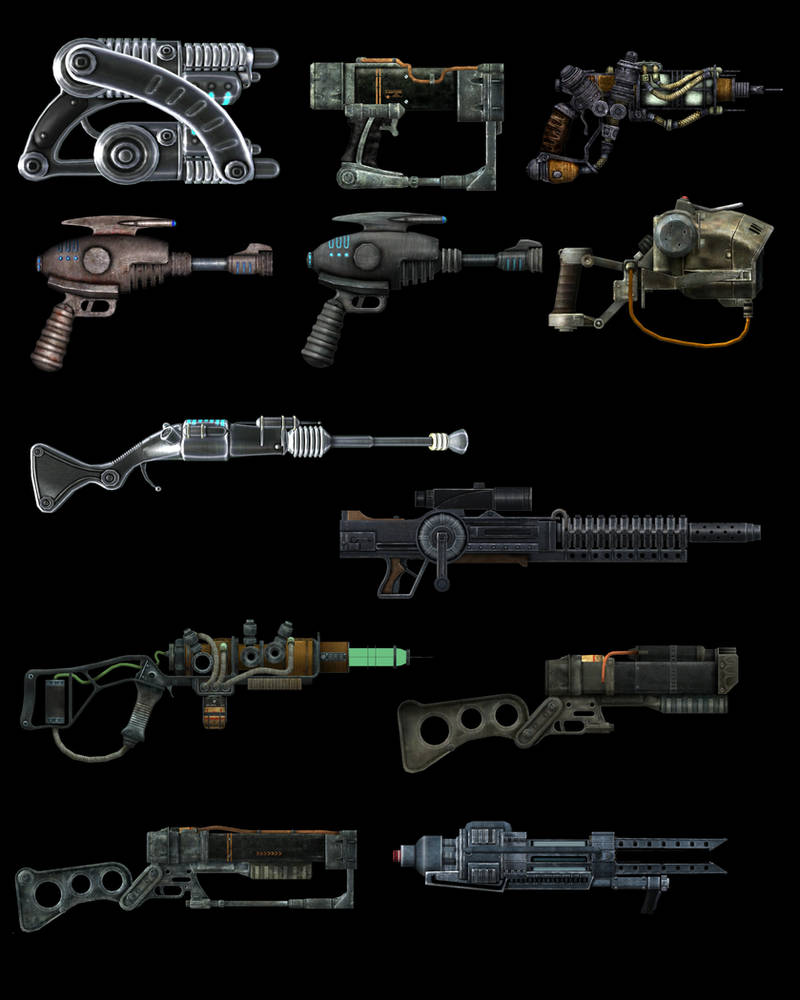Fallout Spasm Gun Energy Weapons (Fallout 3) by ChemistryChandra on DeviantArt