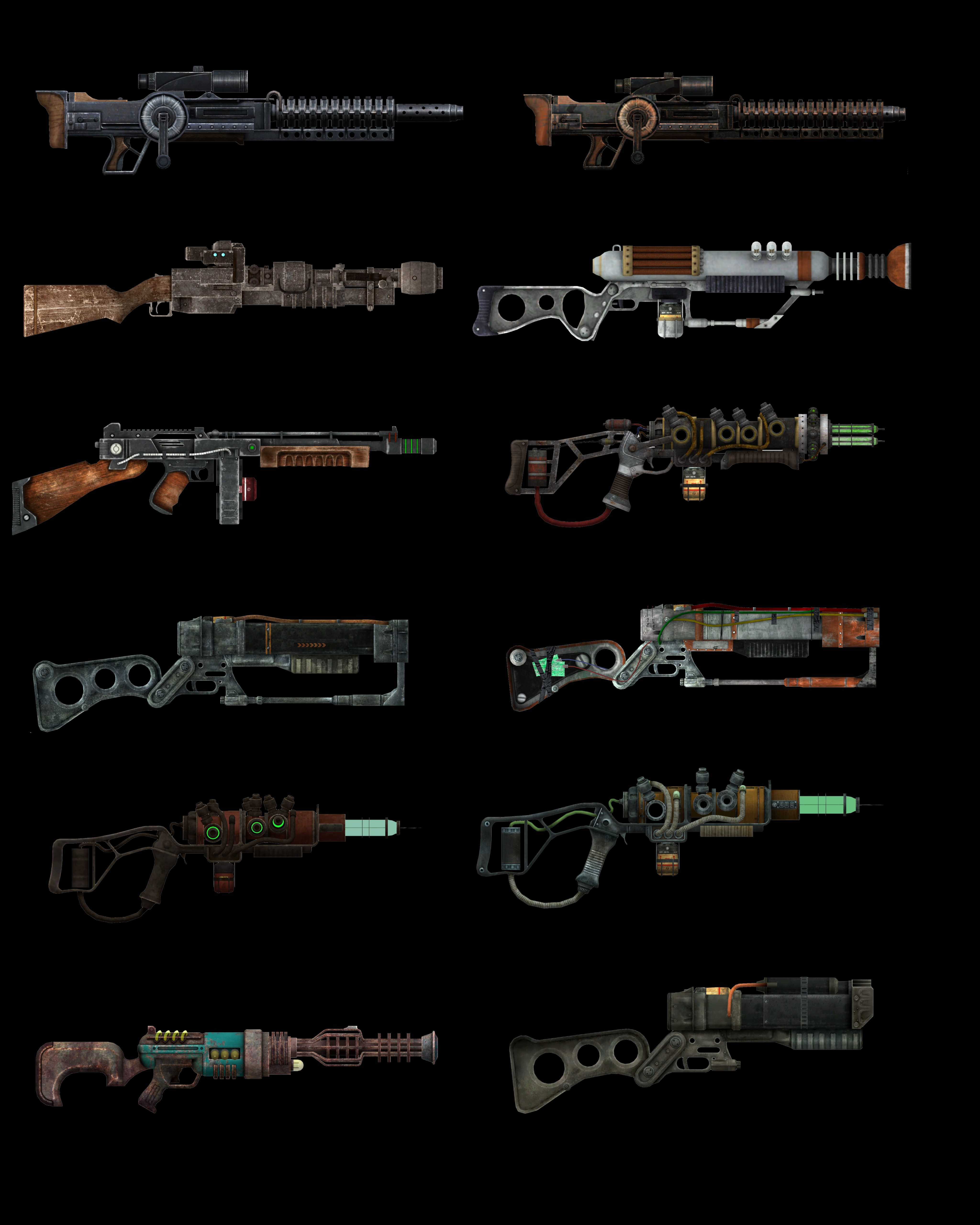 Energy Rifle Fallout Energy Rifles (Fallout New Vegas) by ChemistryChandra on DeviantArt