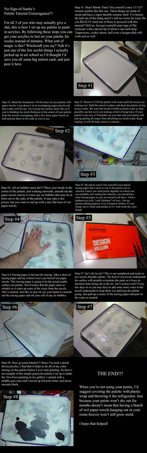 Acrylic Palette Tutorial