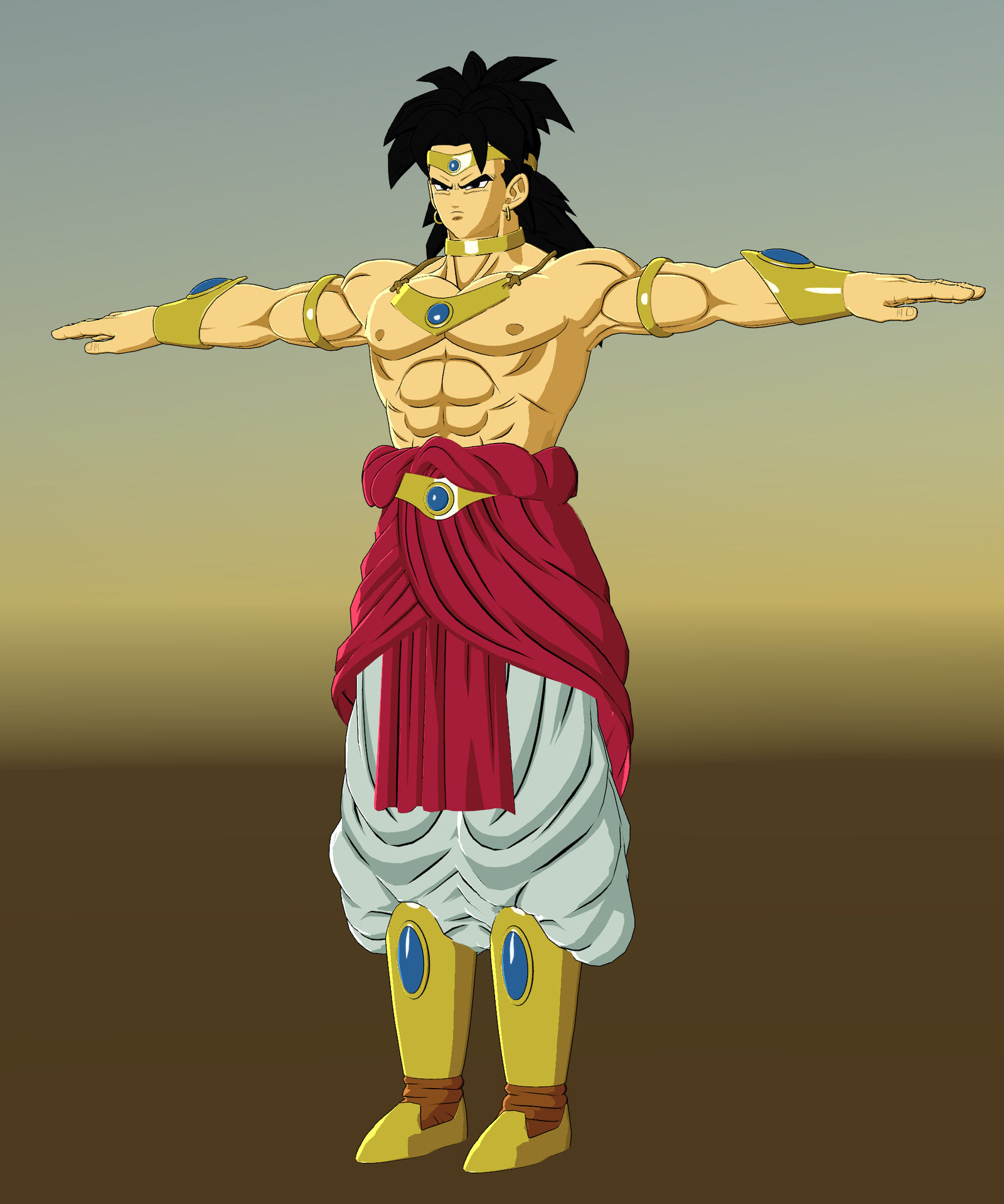 Broly base Z DB Sparking by cory044 on DeviantArt