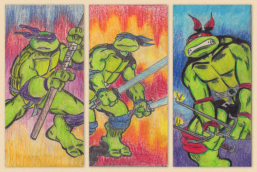 TMNT 3/4 by Anotheroutsider