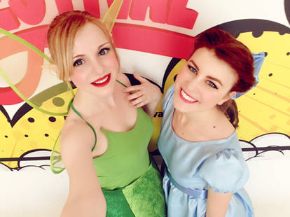 Tinkerbell and Wendy @ Roma Cartoon Festival