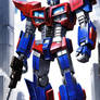 Ai art of G1 Optimus Prime