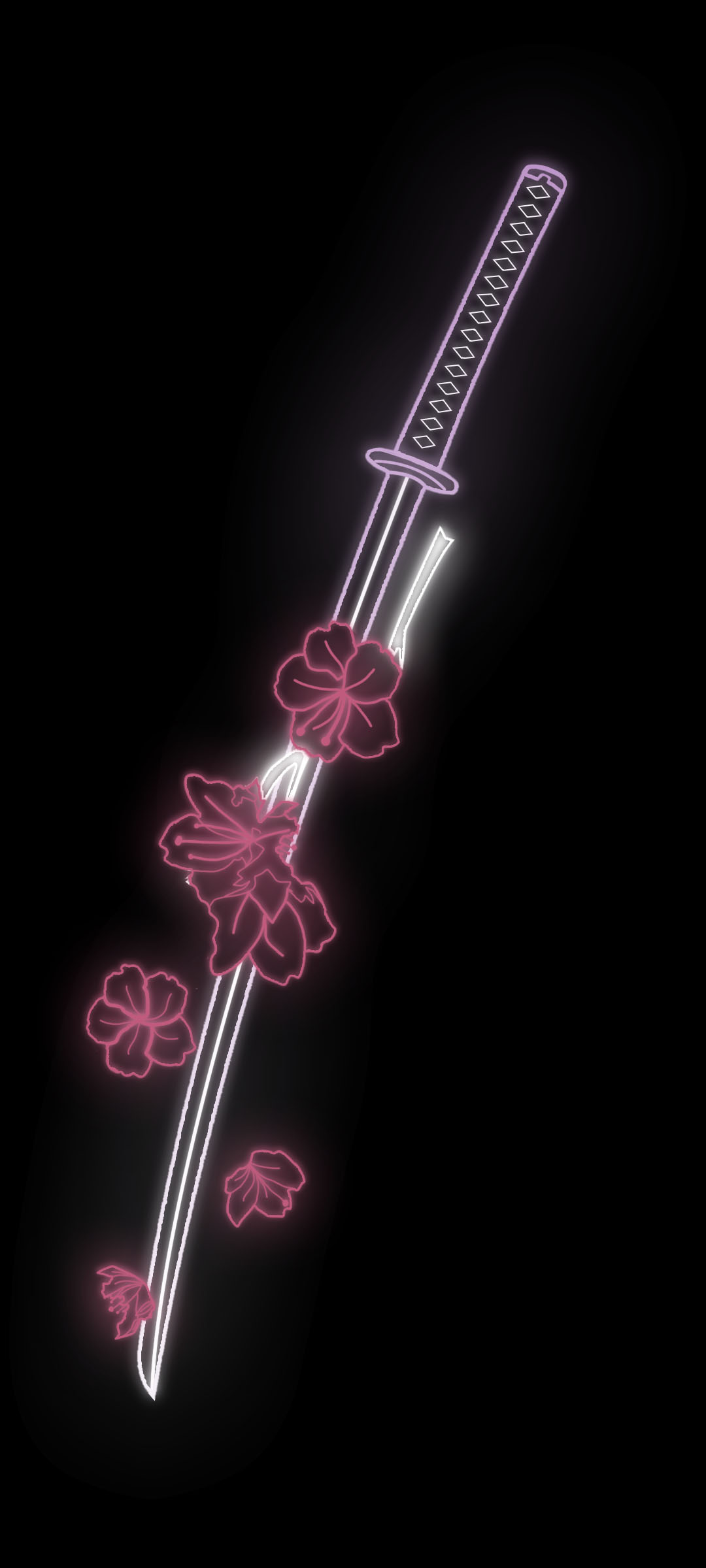 Pink/white katana wallpaper by spiertje51 on DeviantArt Pink/white katana wallpaper by spiertje51 on DeviantArt