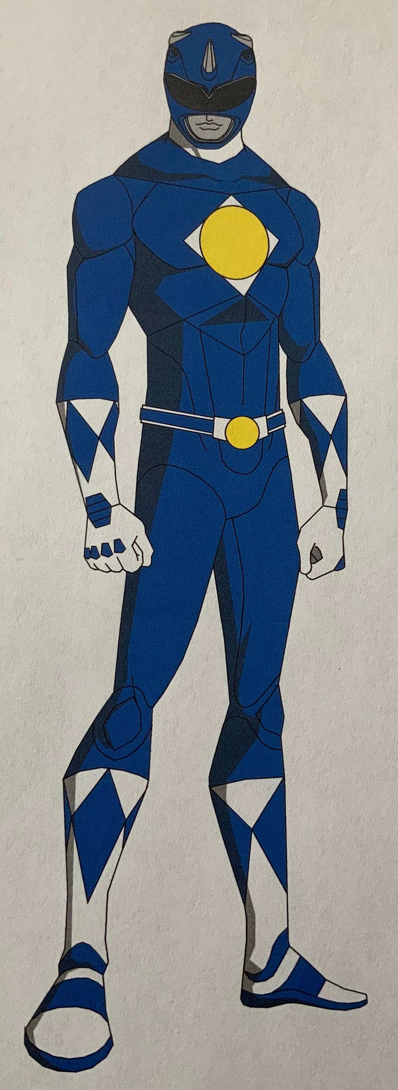 Blue Power Ranger (Redesign) by Trmartin0919 on DeviantArt