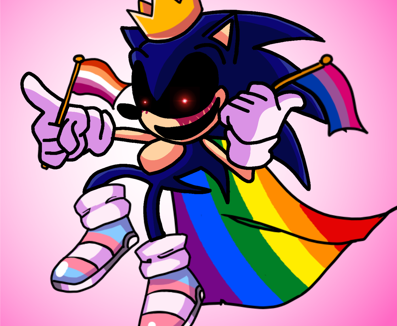 Fnf Sonic exe fanart by laufu2737 on DeviantArt