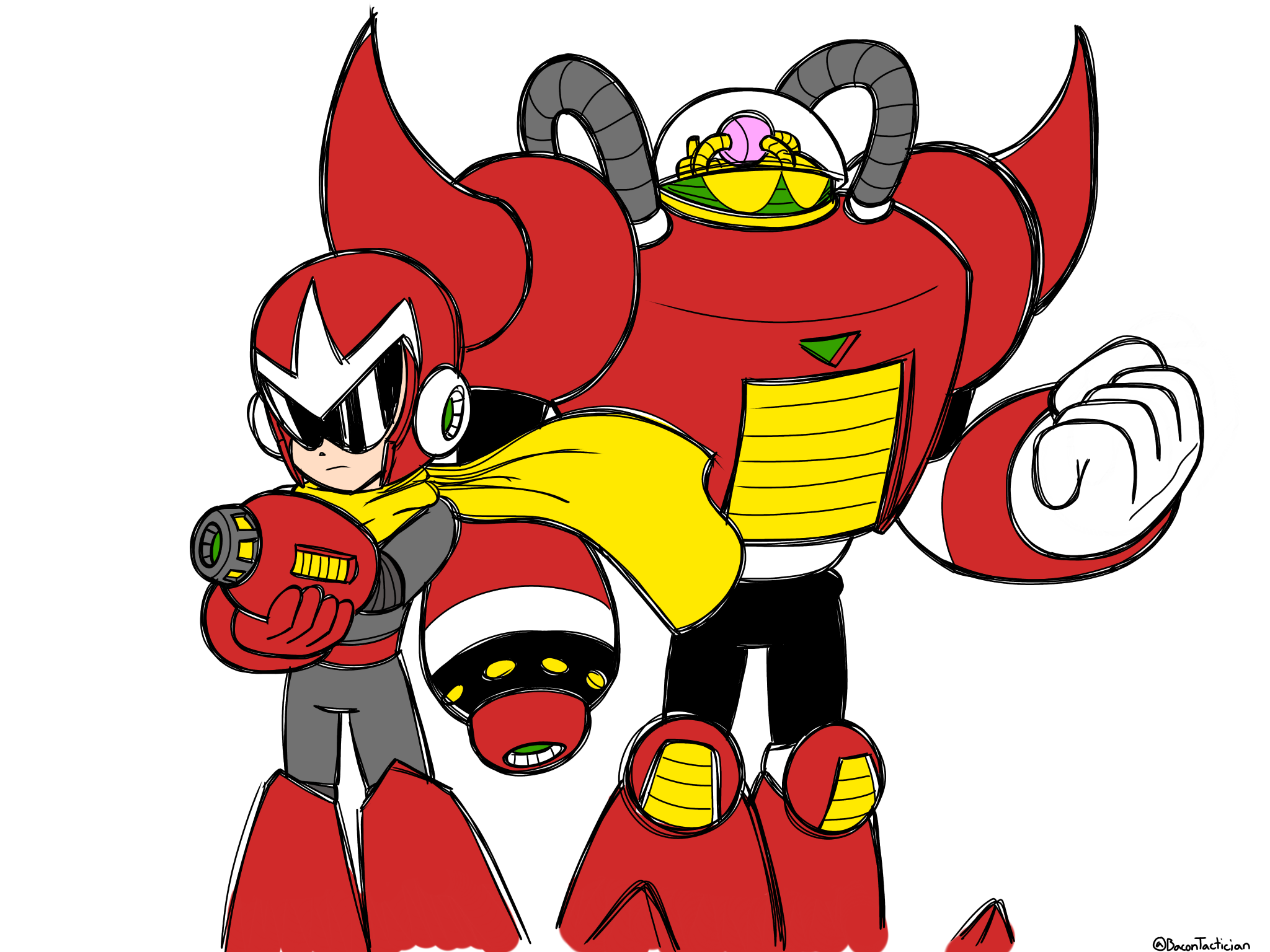 Proto Man And Dark Man By Tacticalbacon84 On Deviantart