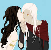 Raistlin and Crysania