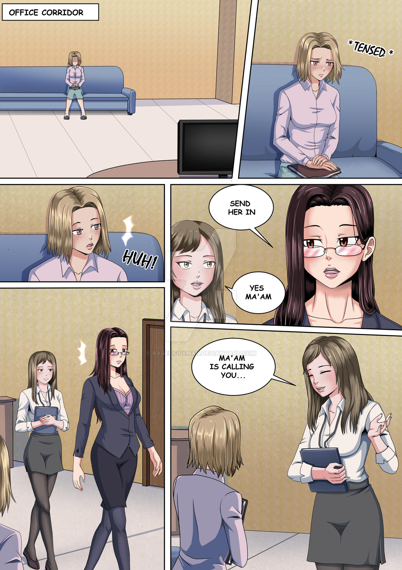 Job Hunter Rage Job Hunting Pg 01 by Rageoficeman on DeviantArt