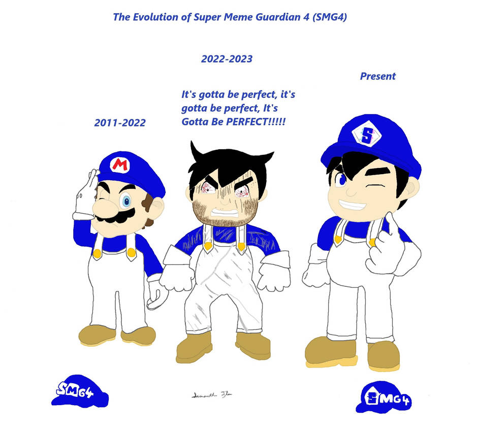 Smg4 First Design The Evolution of SMG4 by Kit-Tyler on DeviantArt