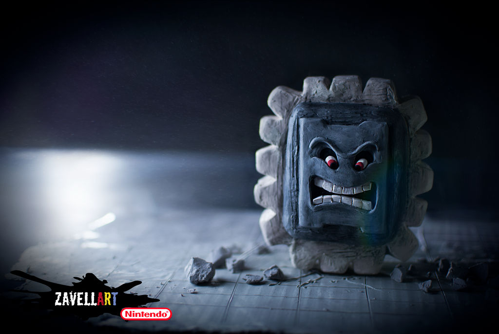 Thwomp! There it is! by Zavellart on DeviantArt