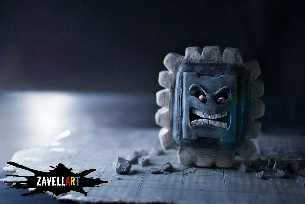 Thwomp! There it is! by Zavellart on DeviantArt