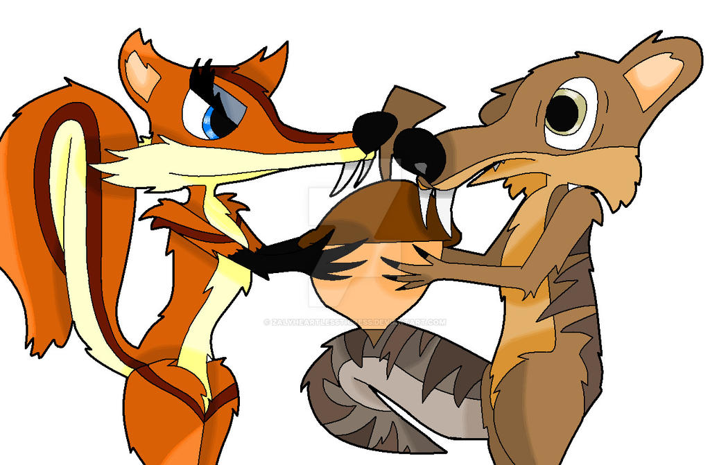 Scratte Deviantart Scrat x Scratte by ZalyHeartlessTigress on DeviantArt