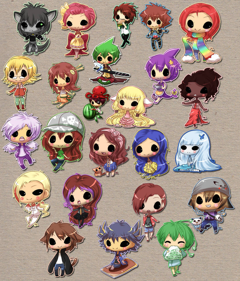 Subeta Mini Chibis by krokus00 on DeviantArt